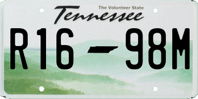 TN license plate R1698M
