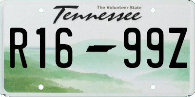 TN license plate R1699Z