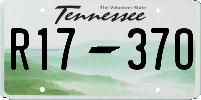 TN license plate R1737O