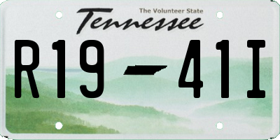 TN license plate R1941I
