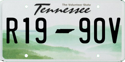 TN license plate R1990V