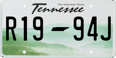 TN license plate R1994J