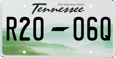 TN license plate R2006Q