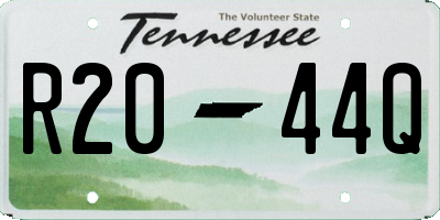 TN license plate R2044Q