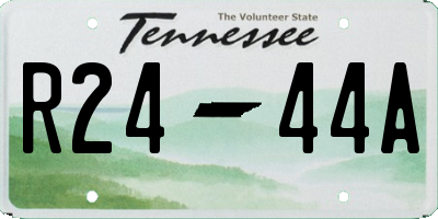 TN license plate R2444A