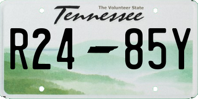 TN license plate R2485Y