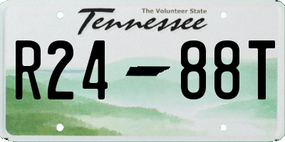 TN license plate R2488T