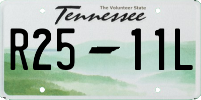 TN license plate R2511L
