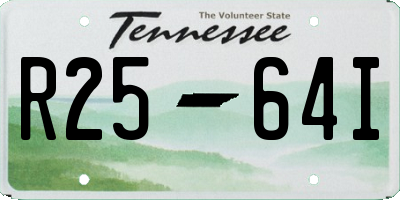 TN license plate R2564I