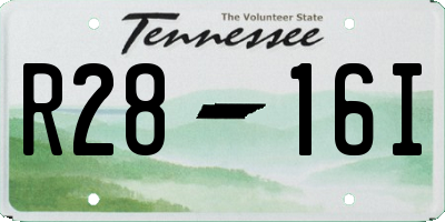 TN license plate R2816I