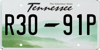 TN license plate R3091P