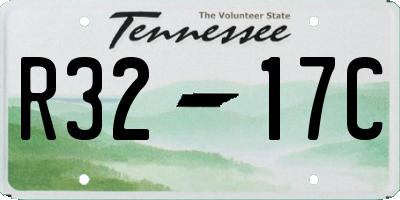 TN license plate R3217C