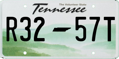 TN license plate R3257T