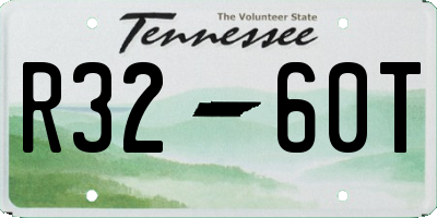 TN license plate R3260T