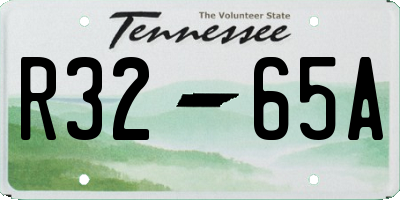 TN license plate R3265A