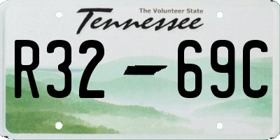 TN license plate R3269C