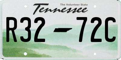 TN license plate R3272C