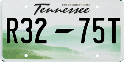 TN license plate R3275T