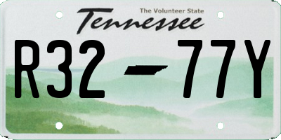 TN license plate R3277Y