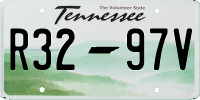 TN license plate R3297V