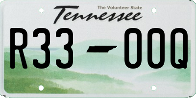 TN license plate R3300Q