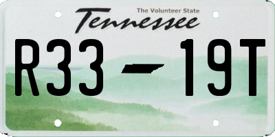 TN license plate R3319T
