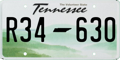 TN license plate R3463O