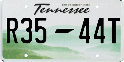 TN license plate R3544T