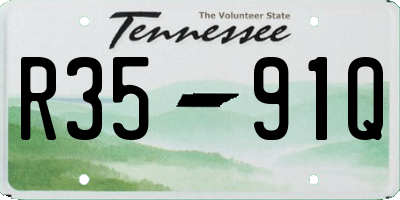 TN license plate R3591Q