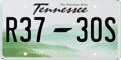 TN license plate R3730S