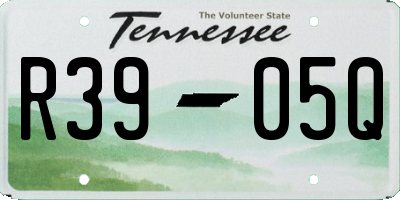 TN license plate R3905Q