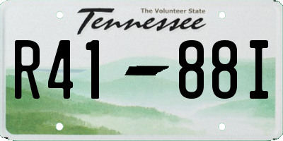 TN license plate R4188I