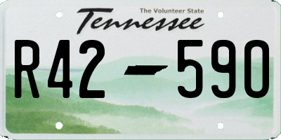 TN license plate R4259O
