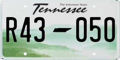 TN license plate R4305O