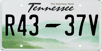 TN license plate R4337V