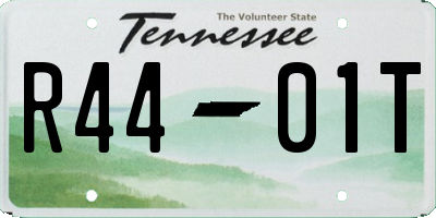 TN license plate R4401T