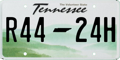 TN license plate R4424H