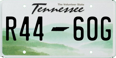 TN license plate R4460G