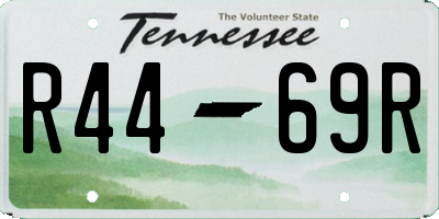TN license plate R4469R
