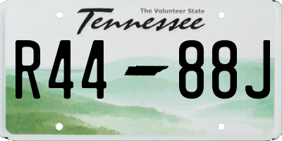 TN license plate R4488J