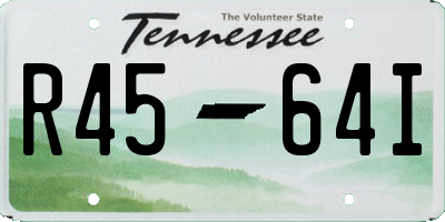 TN license plate R4564I