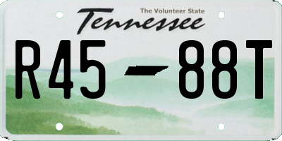 TN license plate R4588T