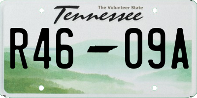 TN license plate R4609A