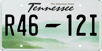 TN license plate R4612I