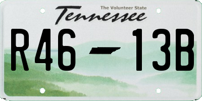 TN license plate R4613B