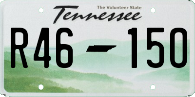 TN license plate R4615O