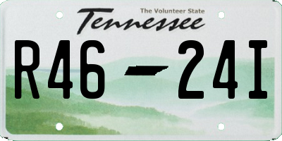 TN license plate R4624I