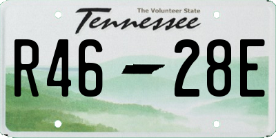 TN license plate R4628E