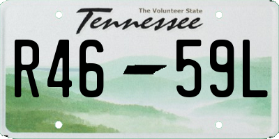 TN license plate R4659L