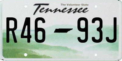 TN license plate R4693J